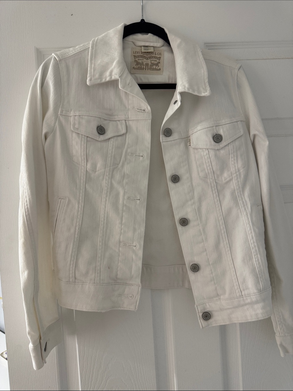 Levi's Women's White Denim Jacket